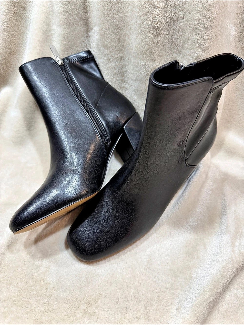 ALDO Marllie Block Heel Ankle Boot Boots Black US 7.5